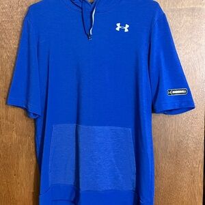 Under Armour Men's Royal Blue Hoodie T-Shirt